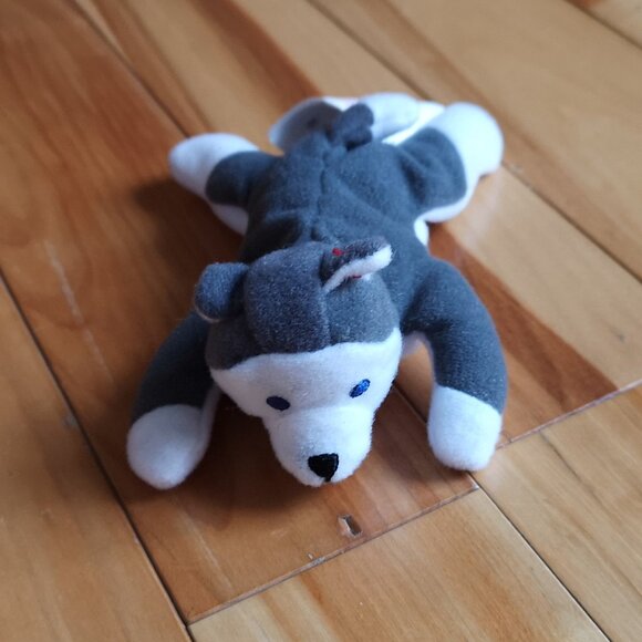 VINTAGE 1999 TY McDonald's Teenie Beanie Nook the Husky - Picture 1 of 2